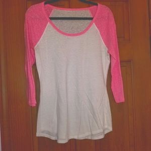 3/4 Sleeve Baseball Style T-Shirt